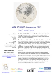 Mira Schendel Conference